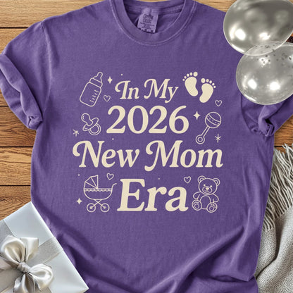 In My 2026 New Mom Era - Premium New Baby T-Shirt
