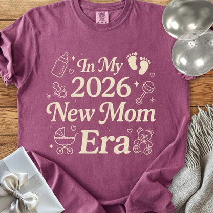 In My 2026 New Mom Era - Premium New Baby T-Shirt