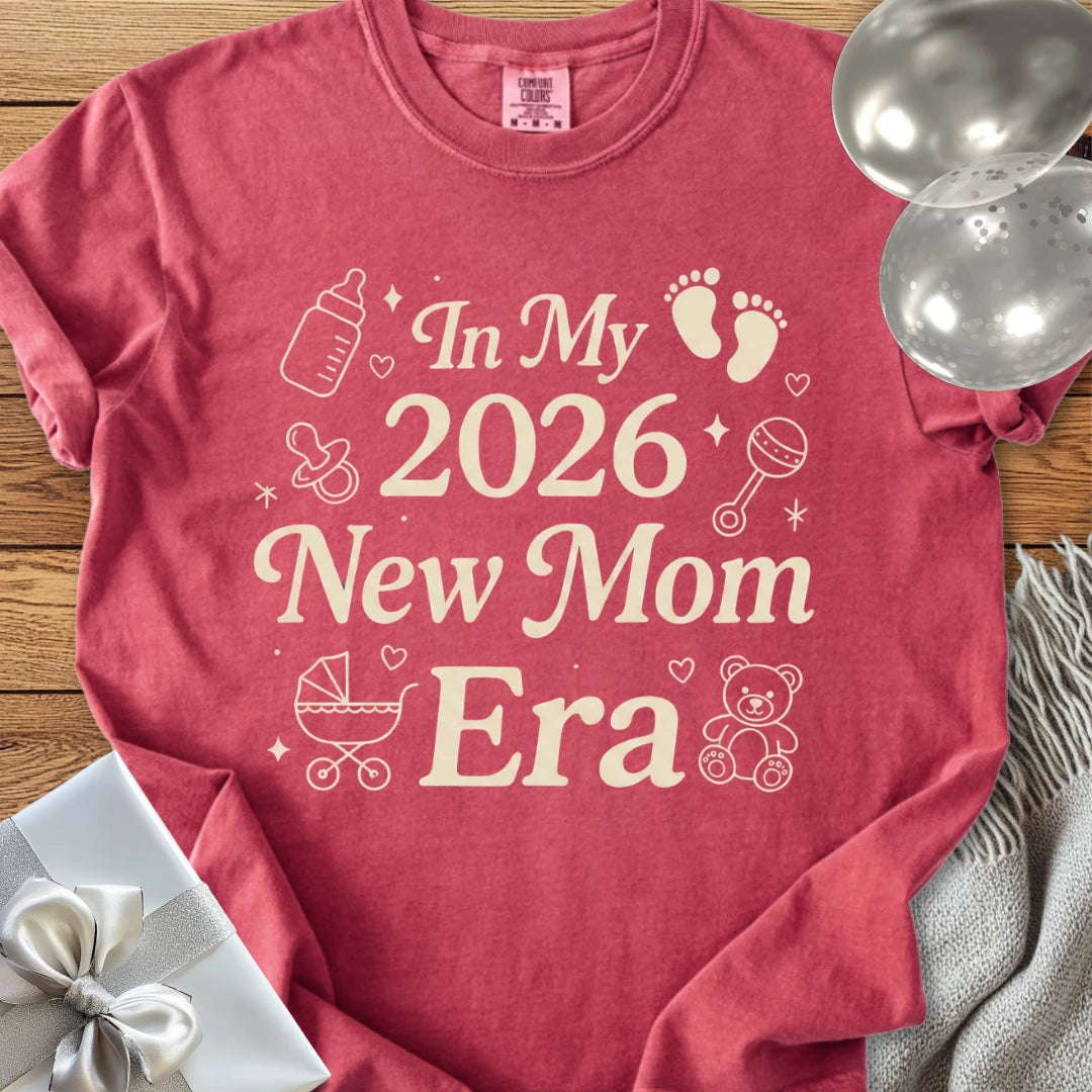 In My 2026 New Mom Era - Premium New Baby T-Shirt