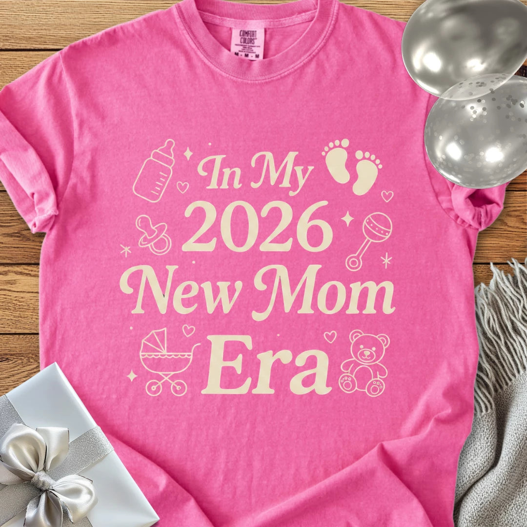 In My 2026 New Mom Era - Premium New Baby T-Shirt