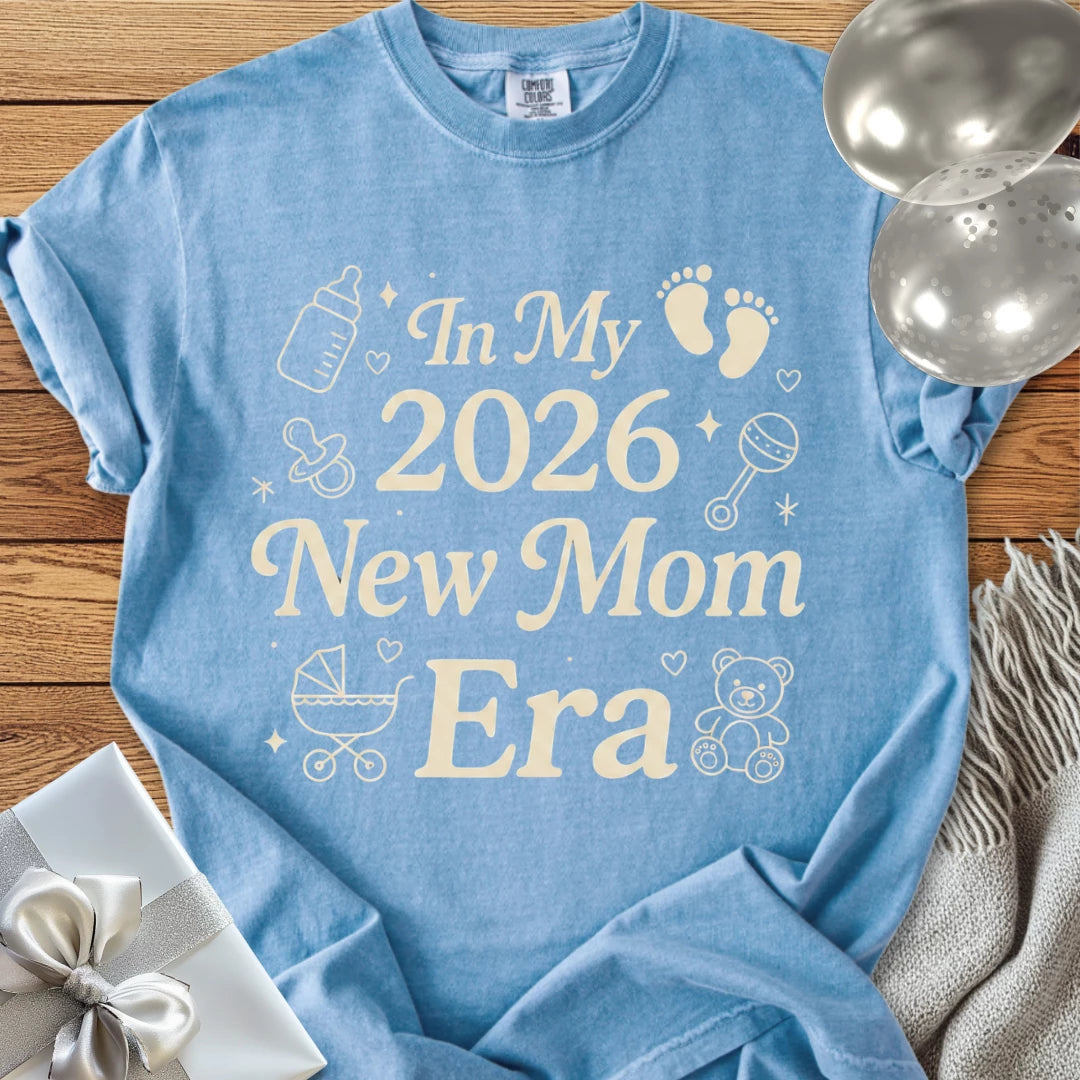 In My 2026 New Mom Era - Premium New Baby T-Shirt