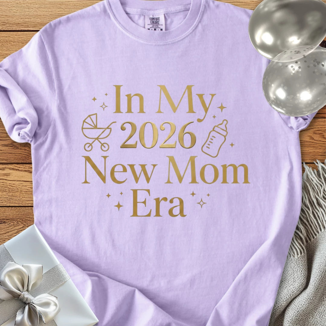 In My 2026 New Mom Era - Premium New Baby T-Shirt