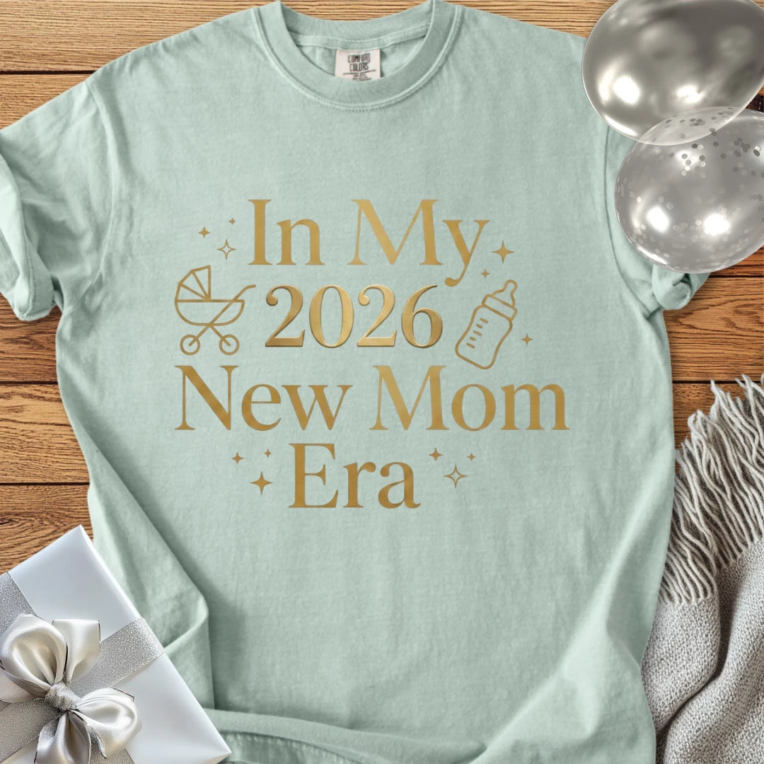 In My 2026 New Mom Era - Premium New Baby T-Shirt