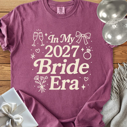 In My 2027 Bride Era - Premium Wedding T-Shirt