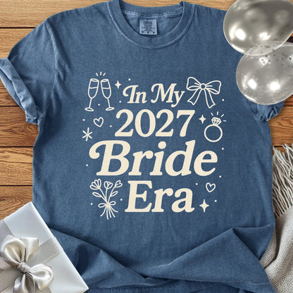 In My 2027 Bride Era - Premium Wedding T-Shirt