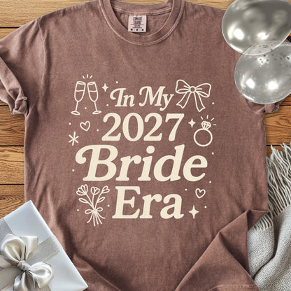 In My 2027 Bride Era - Premium Wedding T-Shirt