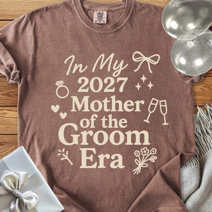 In My 2027 Mother of the Groom Era - Premium Wedding T-Shirt
