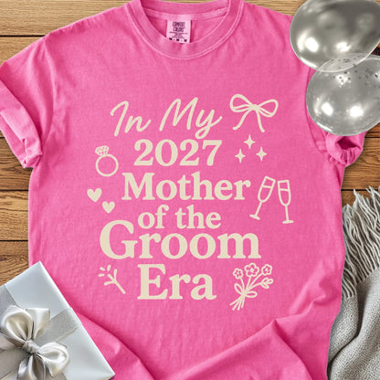 In My 2027 Mother of the Groom Era - Premium Wedding T-Shirt