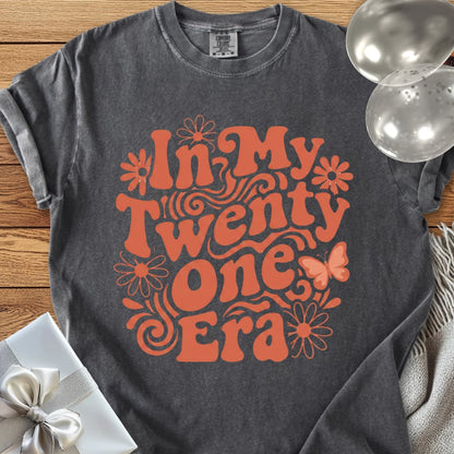 In My Twenty One Era - Premium 21st Birthday T-Shirt