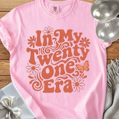 In My Twenty One Era - Premium 21st Birthday T-Shirt