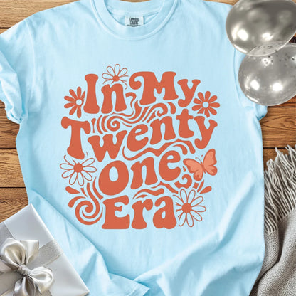 In My Twenty One Era - Premium 21st Birthday T-Shirt