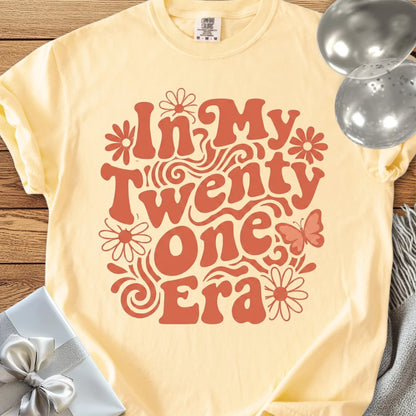In My Twenty One Era - Premium 21st Birthday T-Shirt