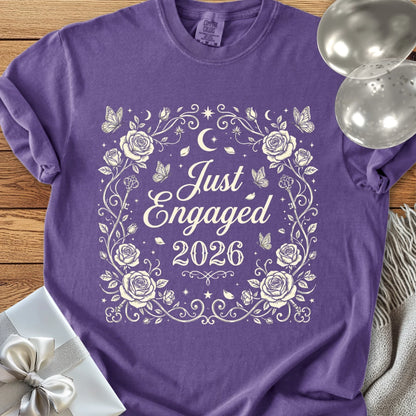 Just Engaged 2026 - Premium Engagement T-Shirt