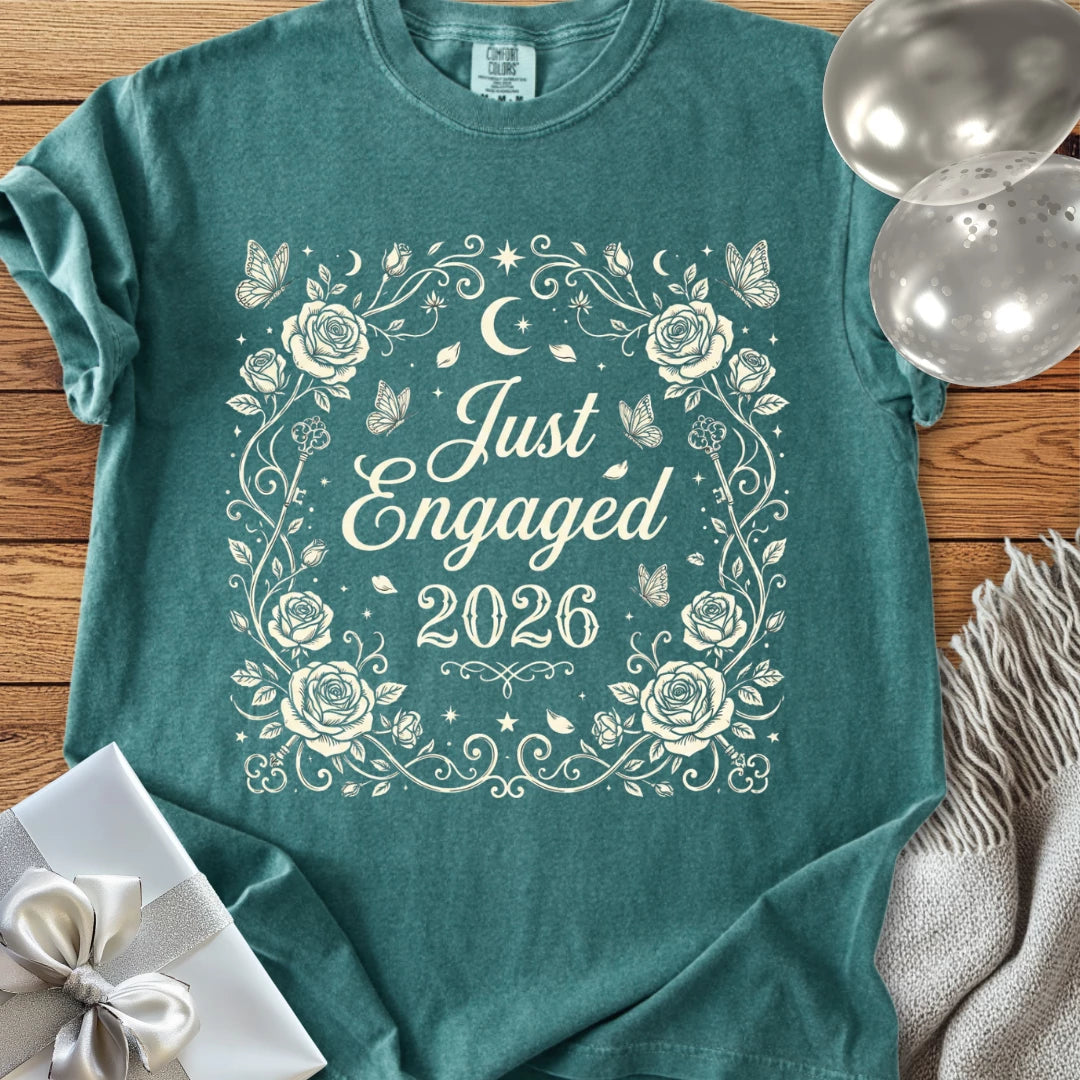 Just Engaged 2026 - Premium Engagement T-Shirt