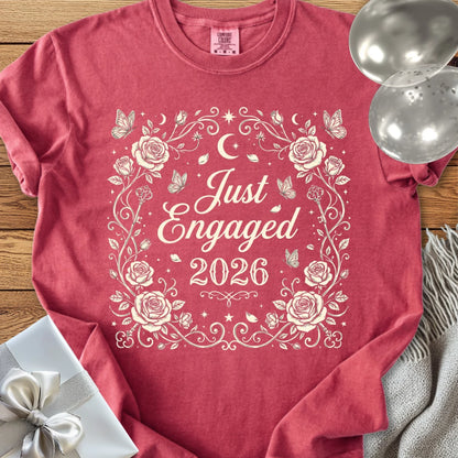 Just Engaged 2026 - Premium Engagement T-Shirt