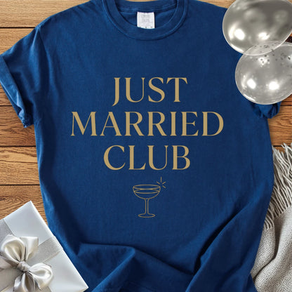 Just Married Club - Premium "After the Vows" Wedding T-Shirt