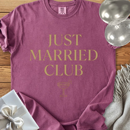 Just Married Club - Premium "After the Vows" Wedding T-Shirt