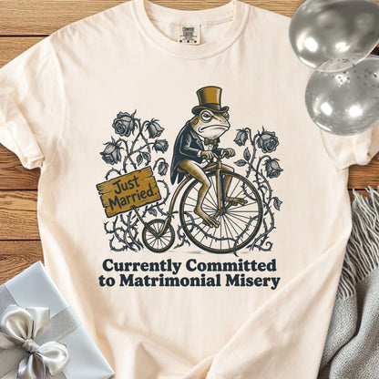 Just Married - Premium Wedding T-Shirt