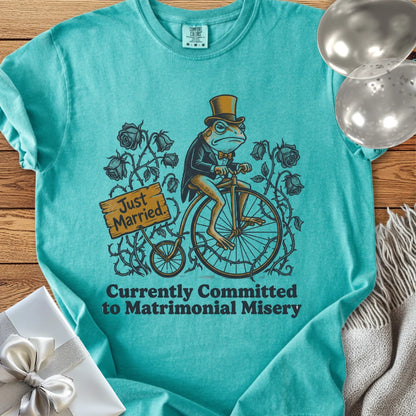 Just Married - Premium Wedding T-Shirt