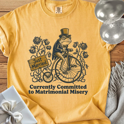 Just Married - Premium Wedding T-Shirt