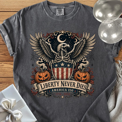 Liberty Never Dies - Premium America 250 Halloween T-Shirt