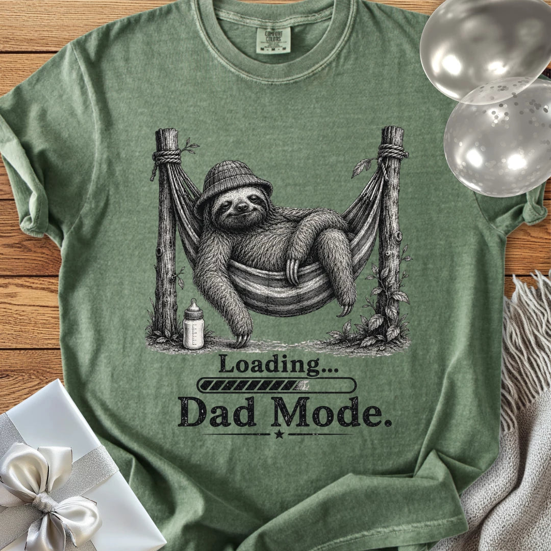 Loading... Dad Mode - Premium New Parent T-Shirt