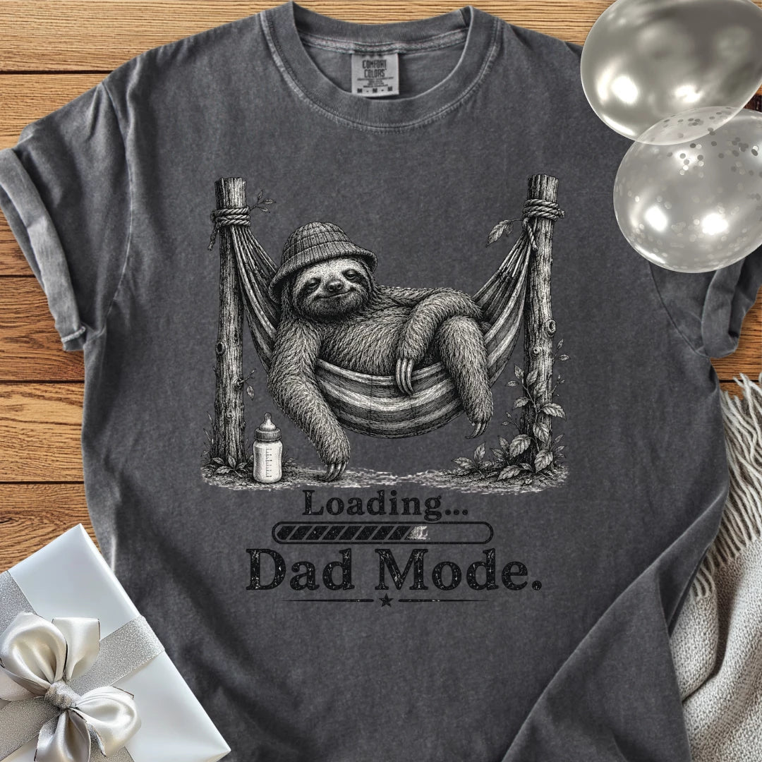 Loading... Dad Mode - Premium New Parent T-Shirt