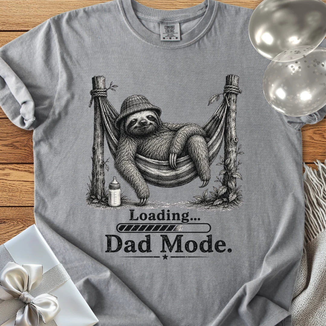 Loading... Dad Mode - Premium New Parent T-Shirt