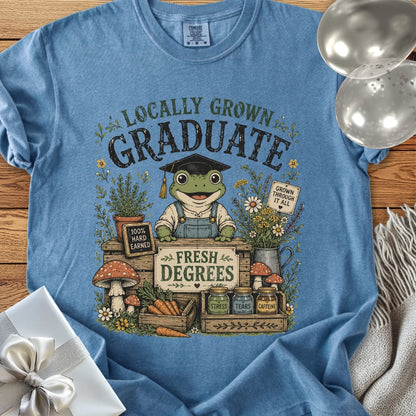 Locally Grown Graduate - Premium Graduation T-Shirt