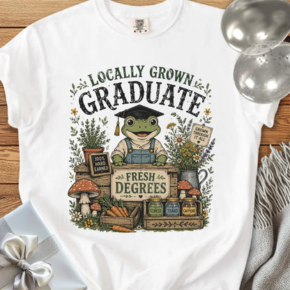 Locally Grown Graduate - Premium Graduation T-Shirt