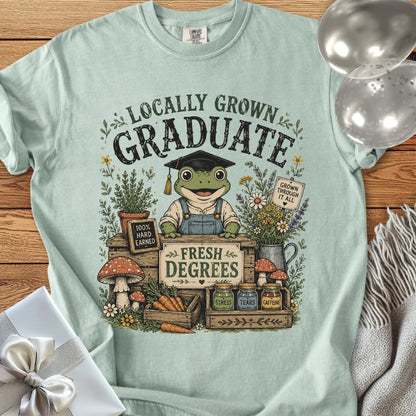 Locally Grown Graduate - Premium Graduation T-Shirt