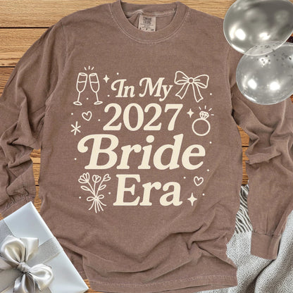 In My 2027 Bride Era - Premium Long Sleeve Wedding T-Shirt