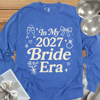 In My 2027 Bride Era - Premium Long Sleeve Wedding T-Shirt