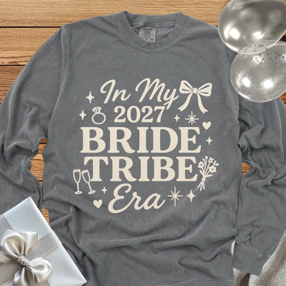 In My Bride Tribe Era - Premium Long Sleeve Wedding T-Shirt