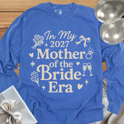 In My 2027 Mother of the Bride Era - Premium Long Sleeve Wedding T-Shirt