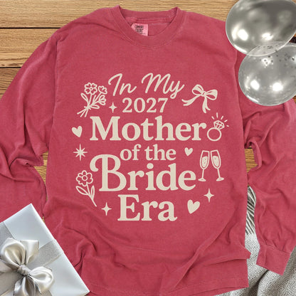In My 2027 Mother of the Bride Era - Premium Long Sleeve Wedding T-Shirt