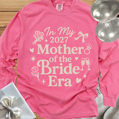 In My 2027 Mother of the Bride Era - Premium Long Sleeve Wedding T-Shirt