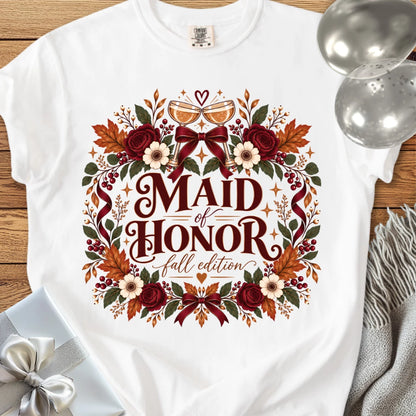 Maid of Honor - Premium Wedding T-Shirt