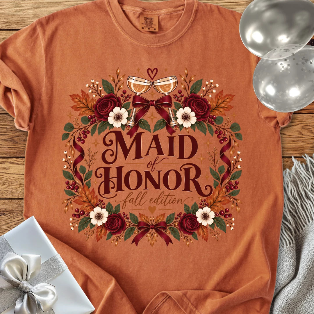 Maid of Honor - Premium Wedding T-Shirt