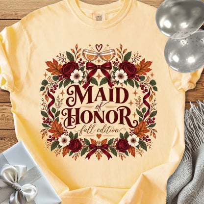 Maid of Honor - Premium Wedding T-Shirt