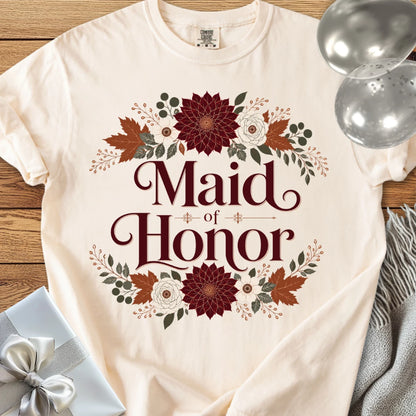 Maid of Honor - Premium Wedding T-Shirt