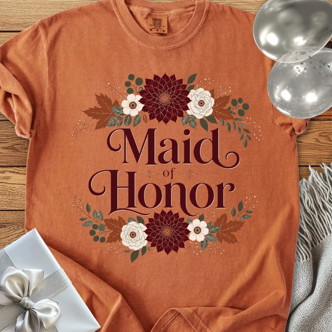 Maid of Honor - Premium Wedding T-Shirt