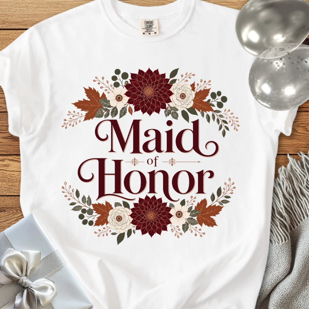 Maid of Honor - Premium Wedding T-Shirt