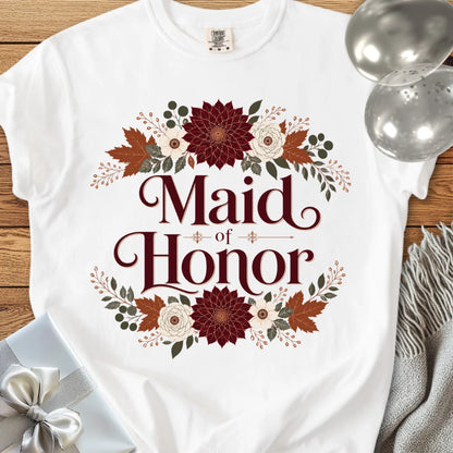 Maid of Honor - Premium Wedding T-Shirt