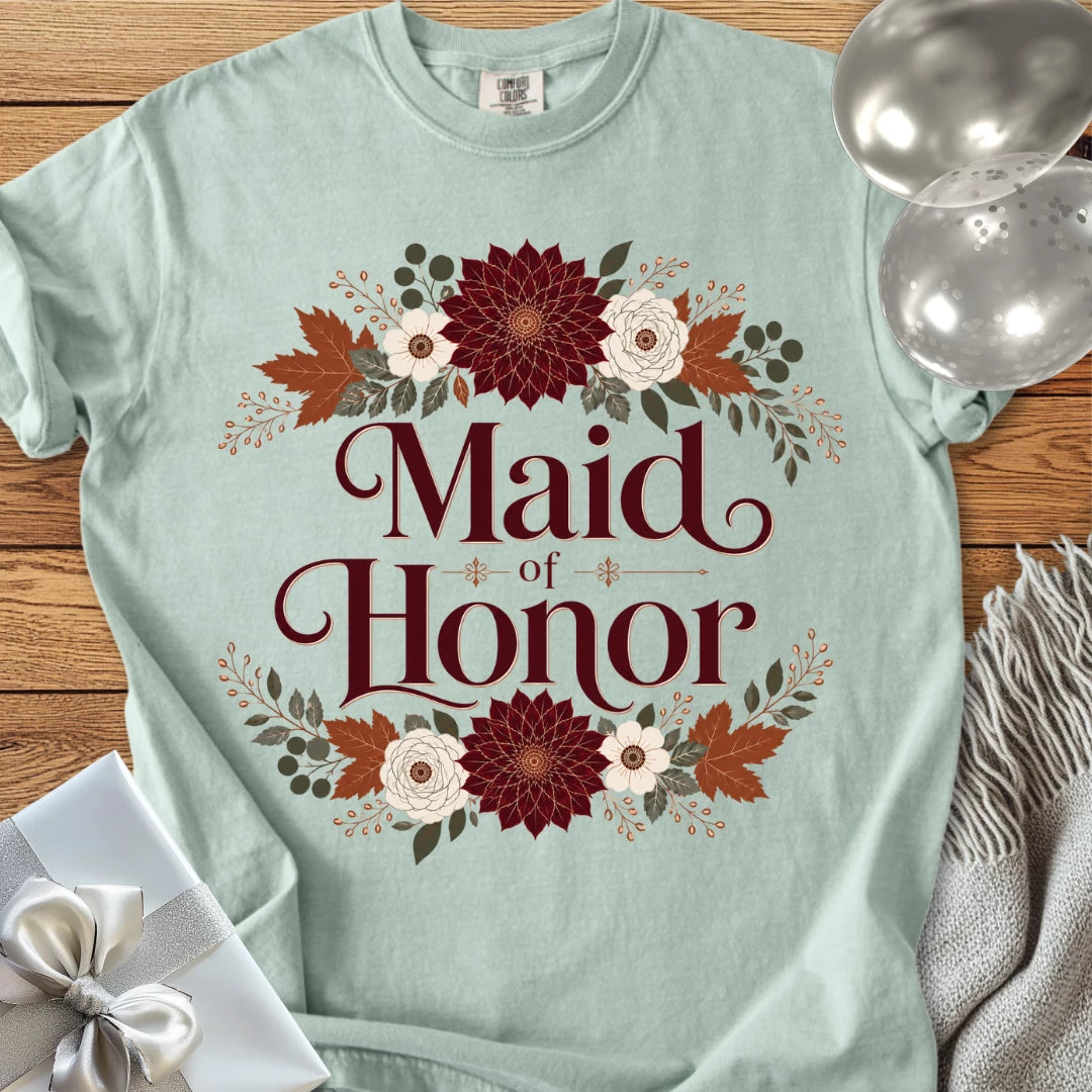 Maid of Honor - Premium Wedding T-Shirt