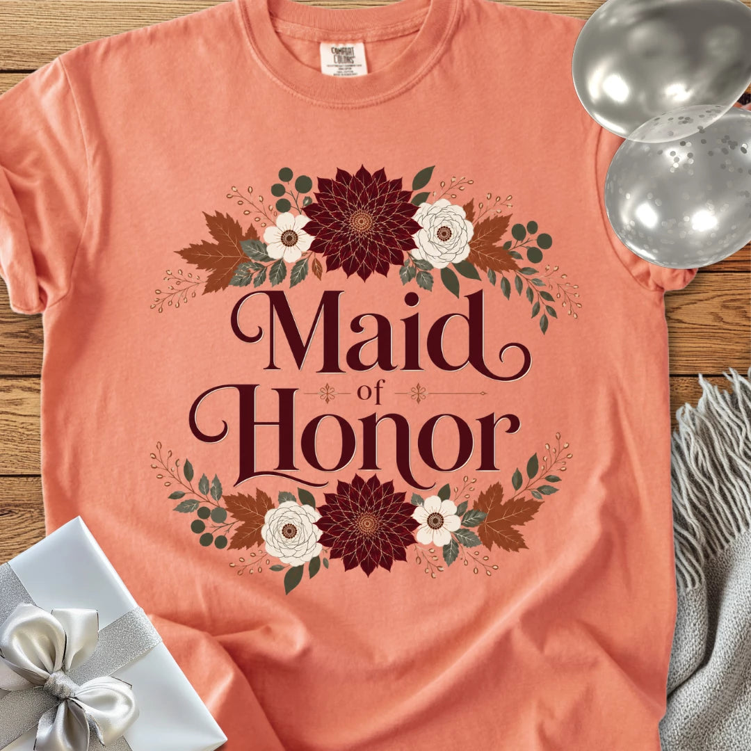 Maid of Honor - Premium Wedding T-Shirt