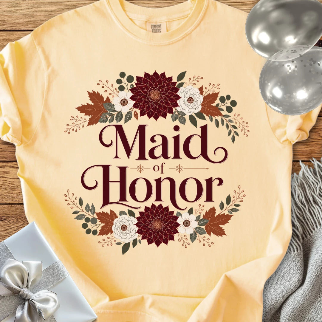 Maid of Honor - Premium Wedding T-Shirt