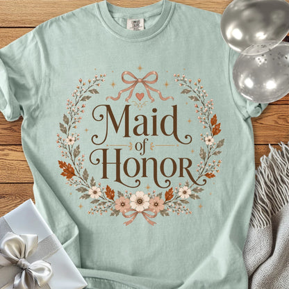 Maid of Honor - Premium Wedding T-Shirt