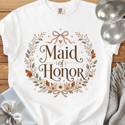 Maid of Honor - Premium Wedding T-Shirt