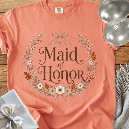 Maid of Honor - Premium Wedding T-Shirt